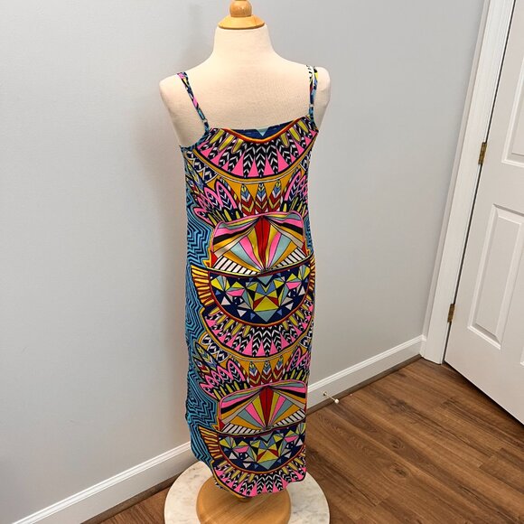 Mara Hoffman Mufasa Bold Print Mod Midi Sun Dress XS - Picture 10 of 13